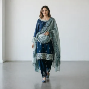Elegant Raw Silk Suit